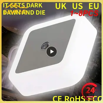 1~8PCS Snímač Pohybu, Nočné Svetlo Bezdrôtové pripojenie USB Nabíjateľné Kabinetu Lampa Kuchyňa Spálňa Automatické Osvetlenie, Núdzové Osvetlenie