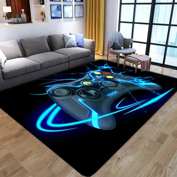 Móda obývacia izba, spálňa koberec herný ovládač 3D tlač koberec hrá plazenie rohože cartoon detské hry koberec