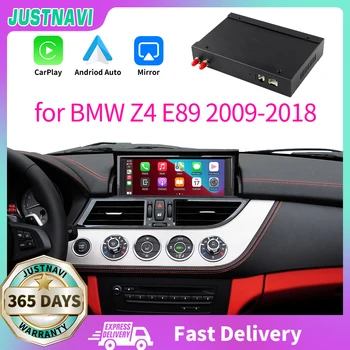 JUSTNAVI Bezdrôtový CarPlay Pre BMW Z4 E89 2009-2018 CIC EVO s Android Auto Zrkadlo Odkaz AirPlay Auto Play Funkcia