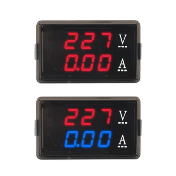 LCD Digitálny Ammeter Voltmeter AC70-480V Elektriny Prúdu Meter Dropship