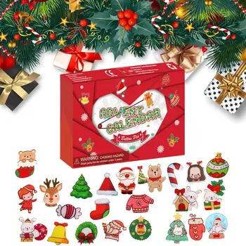 24pcs Vianočný Adventný Kalendár Box Vianočný Darček alebo Deti a Rodinu Vianočný Adventný Kalendár Boxy Domáce Dekorácie Príslušenstvo