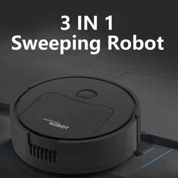 UNTIOR 3 v 1 Smart Zametanie Robot pre Domácnosť Mini Inteligentné Zametanie Robot Zametanie Ťahaním Sacie, Všetko v Jednom Stroji