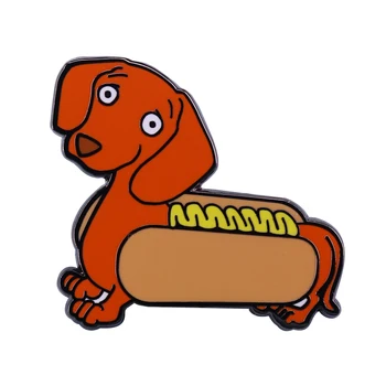 Drzé malý jazvečík v hot dog kostým úžasné osadenie stromček dary alebo láskavosti strany