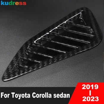 Pre Toyota Corolla sedan 2019 2020 2021 2022 2023 Carbon Auto Predné klimatizácia Ventilačné Zásuvky Kryt Výbava Interiérové Doplnky