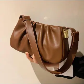 Nika dizajn malá taška žien Podpažné puzdro taška 2023 nový príliv módne retro jediný ramenný crossbody taška jednoduchý násobne taška