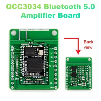 QCC3034 Bluetooth 5.0 Zosilňovač Rada Lossless Hudby, Bluetooth Zosilňovač TWS jednotky 2x3/5W Podporou AAC APTX APTXLL APTXHD