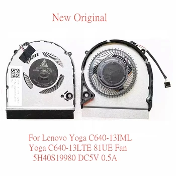 Nový, Originálny Notebook CPU Chladiaci Ventilátor od spoločnosti Lenovo Yoga C640-13IML Jogy C640-13LTE 81UE Ventilátor 5H40S19980 DC5V 0,5 A