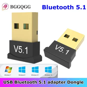 BGGQGG 5.1 Wireless USB Bluetooth 5.1 Adaptér Bluetooth, Aux Bluetooth Transmitte Hudby Prijímač Adaptador pre PC, Notebook