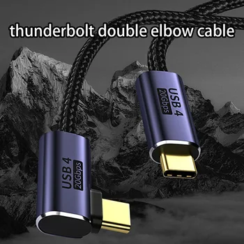 USB4 Kábel USB-C Thunderbolt 3 HD 8K 60Hz Videa Thunderbolt 3 Dátový Kábel, 20bps 100W rýchle nabíjanie USB typu C Pre Macbook Pro