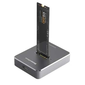Blueendless M. 2 Nvme /SATA HDD Box Usb3.1 SSD StorageCase Chladenie Krytu Base