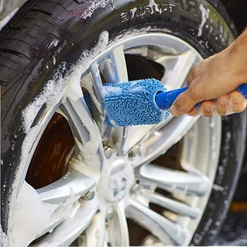 Umývanie auta Prenosné Mikrovlákna Kolies, Pneumatiky Rim Kefa Koleso Automobilu Umývanie Čistenie pre Auto s Plastová Rukoväť Auto Čistič na Umývanie Nástrojov
