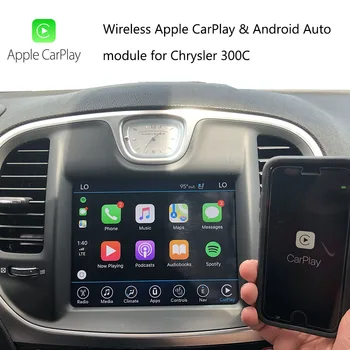 AZTON Auto Android Navigačný Youtube Video Rozhranie Wireless CarPlay Apple Modul pre Chrysler 300 2013 Pôvodné Audio Systém
