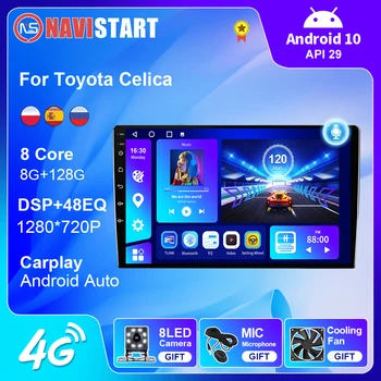 NAVISTART Auto Rádio Multimediálny Prehrávač Videa Pre Toyota Celica 2002 Navigácie GPS Stereo Android 10 Č 2din Carplay Vedúci Jednotky