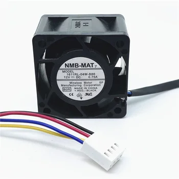 NMB-MAT 12V 0.75 A 1611RL-04W-B86 4028 40 MM 4CM 40x40x28 mm 1U 2U Server Ventilátor Veľký Výkon Chladiaci Ventilátor 4pin