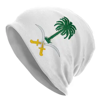 Znak Saudskej Arábie Kapoty Klobúky Hip Hop Pletené Klobúk Pre Mužov, Ženy Teplé Zimné Skullies Čiapky Čiapky