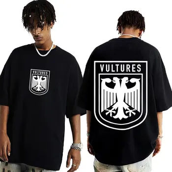 Rapper Kanye West Supov Album Logo T Shirt Muži Ženy Hip Hop, Punk Gotický Tričká 100% Bavlna Nadrozmerné T-shirt Streetwear