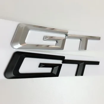 3D ABS Chrome Listov Čierna Kufri Odznak s Logom GT Znak Pre BMW Radu 3 X1 X3 X5 X6 E90 E36 F30 F34 F07 E83 Auto Príslušenstvo