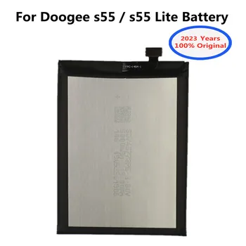 2023 Rokov, Nové 100% originálne batérie pre DOOGEE S55 / s55 Lite 5500mAh batériu mobilného telefónu na sklade + sledovacie číslo