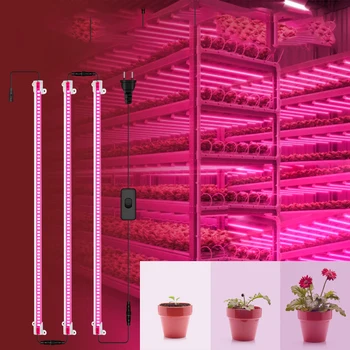 Rastliny celé Spektrum LED kvety Rastú stan box Svetlo rast emisií Skleníkových Phyto na čítanie súprava červená zelenina Indoor Pestovanie Rast Svetlá s