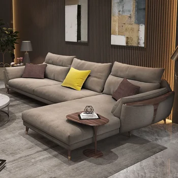 Súkromné customFabric gauč moderný jednoduchý pohovka kombinácia vymeniteľné a umývateľné textílie, nábytok sofa obývacia izba