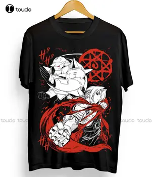 Fullmetal Alchemist T-Shirt Bratstva Alphonse Elric Čierne Tričko Tee Všetky Veľkosti Vianočný Darček Streetwear Xs-5Xl Tričko