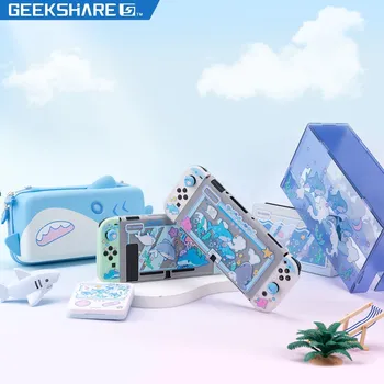 GeekShare Shark Série Ochranný obal, puzdro Dock Kryt Protiprachový Kryt pre Nintendo Prepínač/OLED/LITE thumb Čiapky