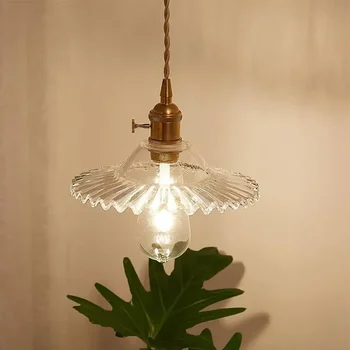 Vintage LED Luster Nordic Prívesok Ľahké Zavesenie Zavesenie pre bývanie, Jedáleň, Spálňa Osvetlenie Domova Nábytok