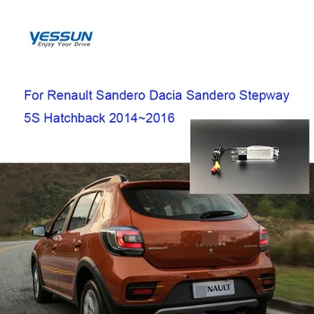 Yessun auto zadná kamera Pre Renault Sandero/Dacia Sandero Stepway II Stepway 2 5S Hatchback 2012~2019 parkovacia kamera