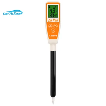 AZ-8694 Podsvietenie Digitálny Prenosný PH Tester Kvality Vody IP65 Vodeodolný Ph Meter Pero na Pitie