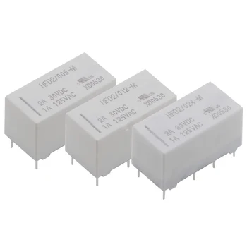 1PCS HFD2 005-M HFD2-012 024-M Monostable Miniatúrne Relé 8-pin 1A125VAC