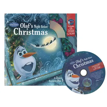 Milu Pôvodné anglické Olaf je Noc Pred Vianocami Knihy, CD Obrázok