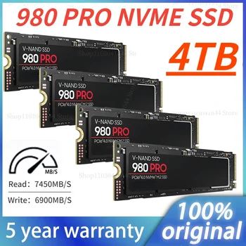 Originál Značky 980Pro SSD 4TB 2TB M. 2 2280 Internej jednotky ssd (Solid State Drive) NVME Protokol PCIe Gen 4.0 x 4 pre PS5 PC Notebook Ploche