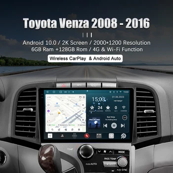 Redpower 75185 HiFi, auto radio na Toyota Venza 1-generácie (01.2008-01.2016) DVD Prehrávač, Bluetooth