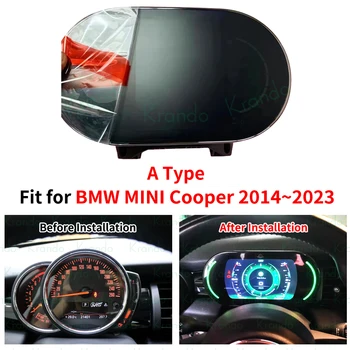 Krando Auto Digitálne Klastrov Nástrojom Kokpit Pre BMW MINI Cooper F54 F55 F56 F60 2014 - 2023 LCD Speedmeters Tabuľa Prehrávač