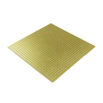 Zlatý Tanier 32x32 mini Dot Doskou MOC 25x25cm malé základná doska príslušenstvo stavebný kameň tehla častice brickset