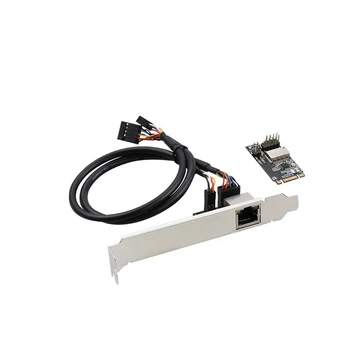 1Set Mini PCI-E Na sieť Gigabit Network Karty, 1000M, RJ45 Port Káblové Pcie POČÍTAČ, Sieťová Karta RTL8111H PCI Express Adaptér PC+Kov