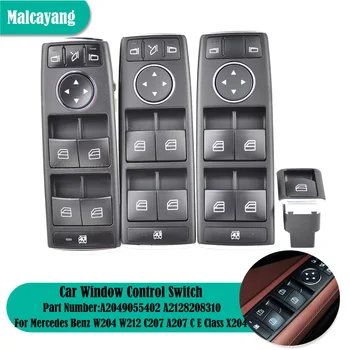 Vysoká Kvalita Prednej Ľavej Moc Okno Master Control Switch Pre Mercedes Benz C200 C260 E260 E300 GLK300 A2049055302 A2049055402