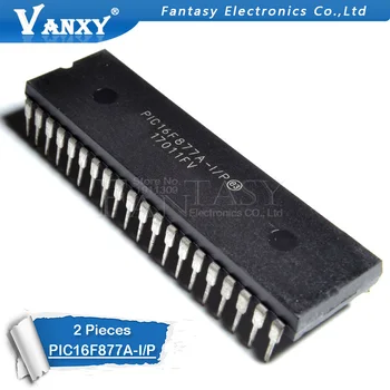 1PCS PIC16F877A-I/P DIP40 PIC16F877A DIP 16F877A DIP-40 Rozšírené Flash Mikroprocesory