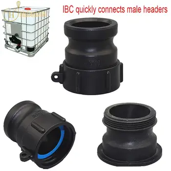 Vysoká Kvalita Zahustiť IBC, Nádrž na Vodu, Adaptér Ventil Konektor IBC A200 & Plastové Camlock Zmes