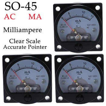 TAKŽE-45 AC mA Ammeter Ukazovateľ Analógový Kruhový Plastový Nástroja Meranie Prúdu Tools Factory Veľkoobchod Originálne