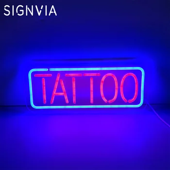 Tetovanie Neónový nápis LED, Neónové Svetlo pre Tattoo Štúdio Salon Podnikanie Uložiť Domáce Izba Stenu Decor Adervertising Signboard USB Led Lampa