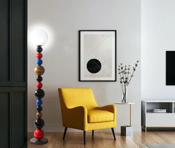 Nordic Moderný Minimalistický Lampy Obývacej Izby, Spálne, Gauč Dekorácie Poschodí Lampa Dizajnér Kreatívne a Mierne Luxusné Sklenené Lampa