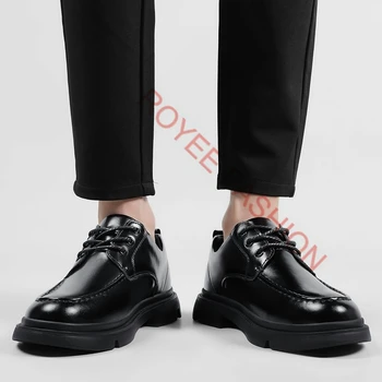 Originálne kožené topánky mužov luxusné dizajnér teniska mužov, kožené topánky muž obuvi mokasíny muži Čierne Topánky pánske Topánky pre človeka zapatos