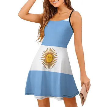 ARGENTÍNA. Vlajka Argentína Argentína Vlajka Argentínčan Žien Šatka Šaty Klasické Sexy Ženy Šaty Zábavné Geek, Koktaily Dr