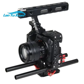 Veľkoobchod Video Kamera Klietky Stabilizátor s Rukoväť pre A7 & A7S & A7R, A7R II & A7S II, A7RIII & A7 III,