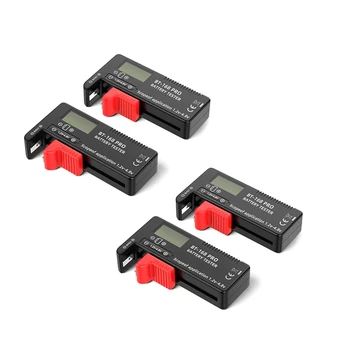 4 Ks Batérie Tester AA AAA Kapacita Batérie Indikátor 18650 Lítiové Batérie Tester Napätia Meter Monitor Detektor