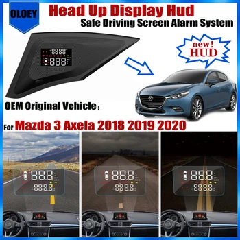 OEM Head Up Displej HUD Pre Mazda 3 Mazda3 Axela 2018 2019 2020 Bezpečnej Jazdy Obrazovka Poplachový Systém Auto Elektronického Príslušenstva