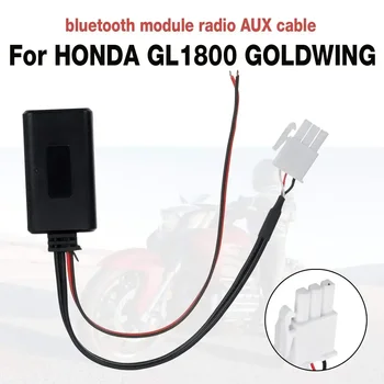 3Pin Auto bluetooth modul rádio stereo Aux hudby kábel kábel Adaptéra Pre HONDA GL1800 Goldwing