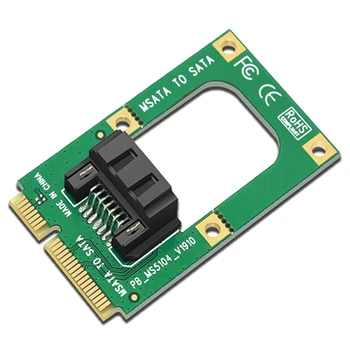 NOVÉ-rozhraním MSATA Na SATA Karty Adaptéra rozhraním MSATA Na 7PIN Pevný Disk SSD Solid State SATA3.0 Rozhranie Konverzie Karty