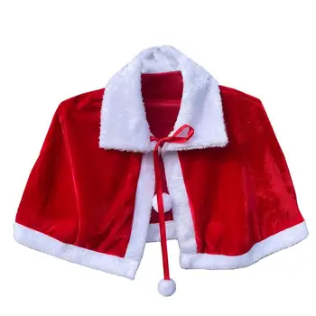 Vianočné Červená Cape opakovane vianoce, Santa Claus dievčatá Cape domácej Strany Kostým Šatkou Plášť Teplom Ramene Zábal príslušenstvo
